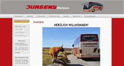 Desktop Screenshot of juergens-reisen.de
